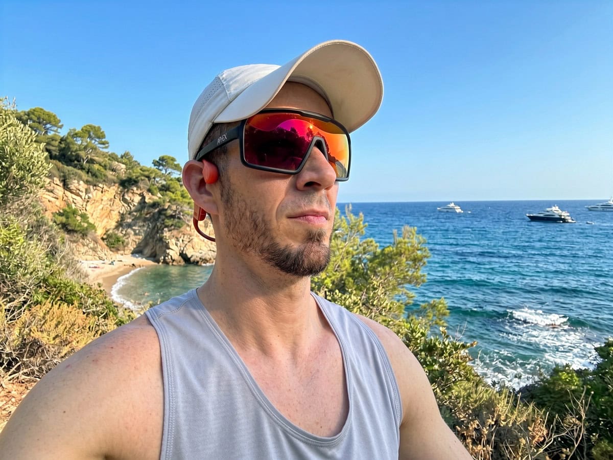 Lunettes Aphex en bord de mer
