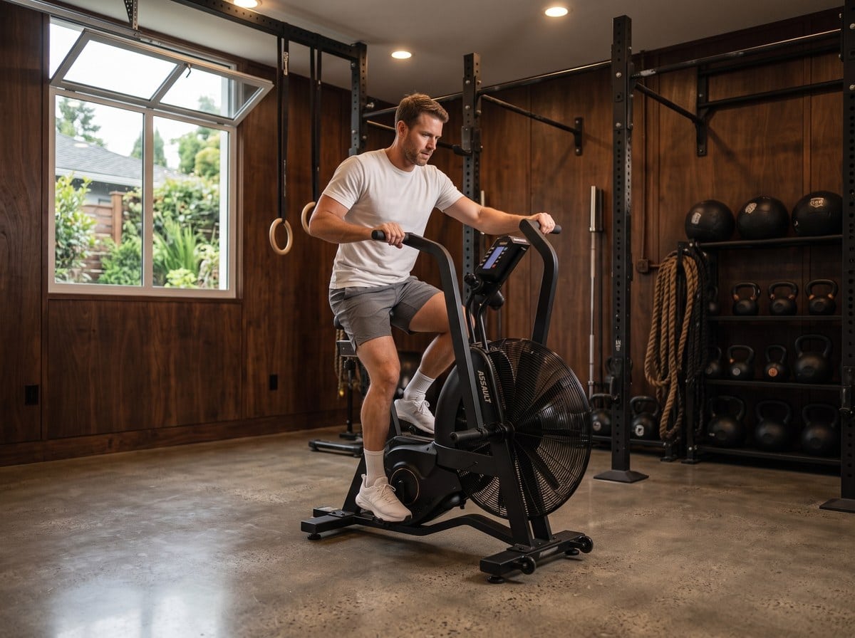 Assault Air Bike à résistance à air pour le HIIT et le cross-training